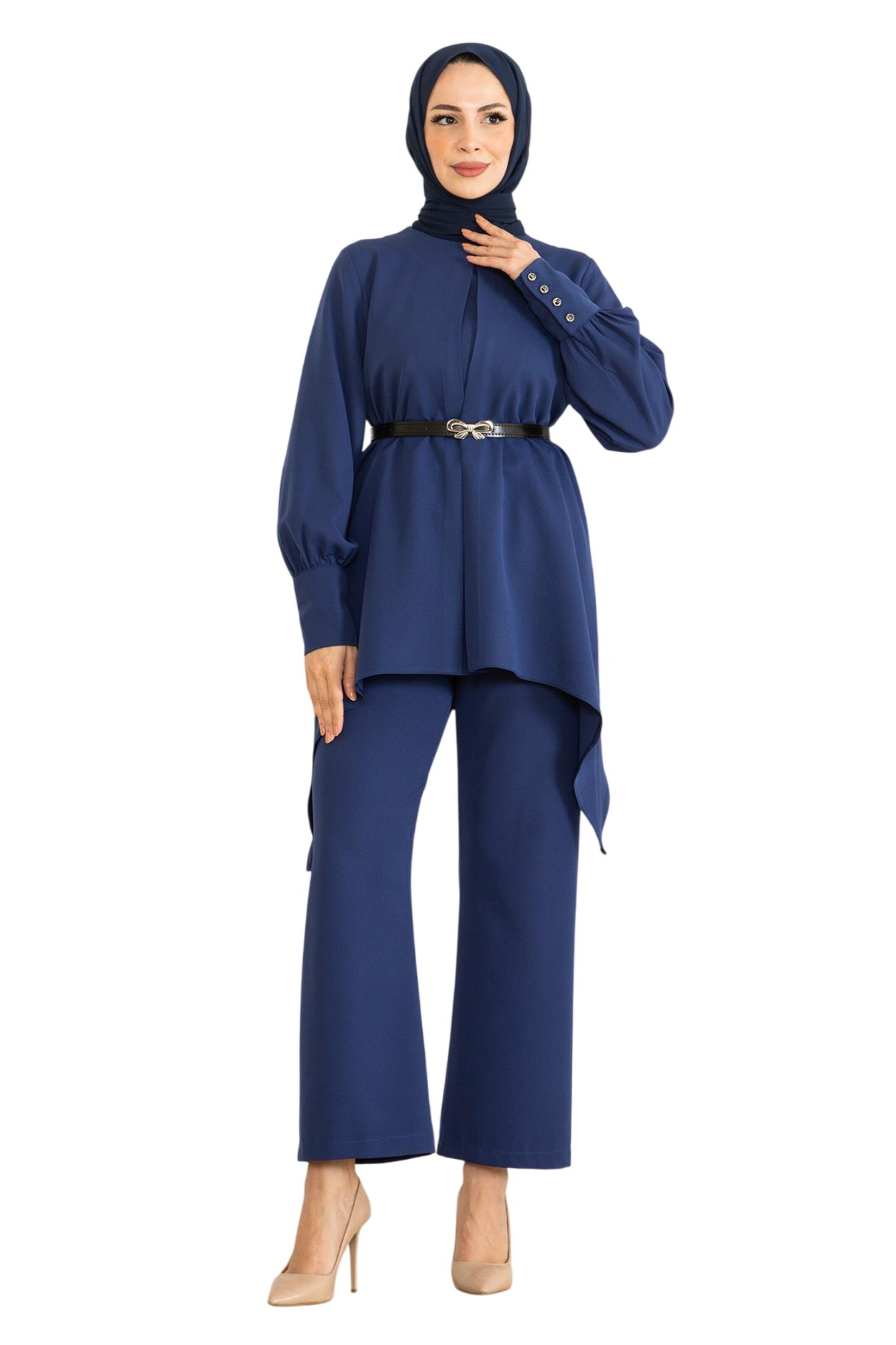MODAMIHRAM Pantsuit in Blue: front