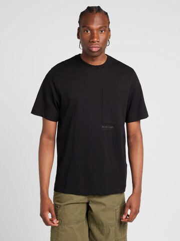 T-Shirt 'COMMUTE' JACK & JONES en noir : devant