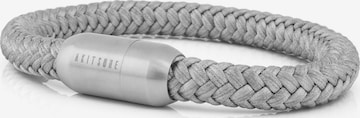 Akitsune Armband 'Portus' in Grau: Vorderseite