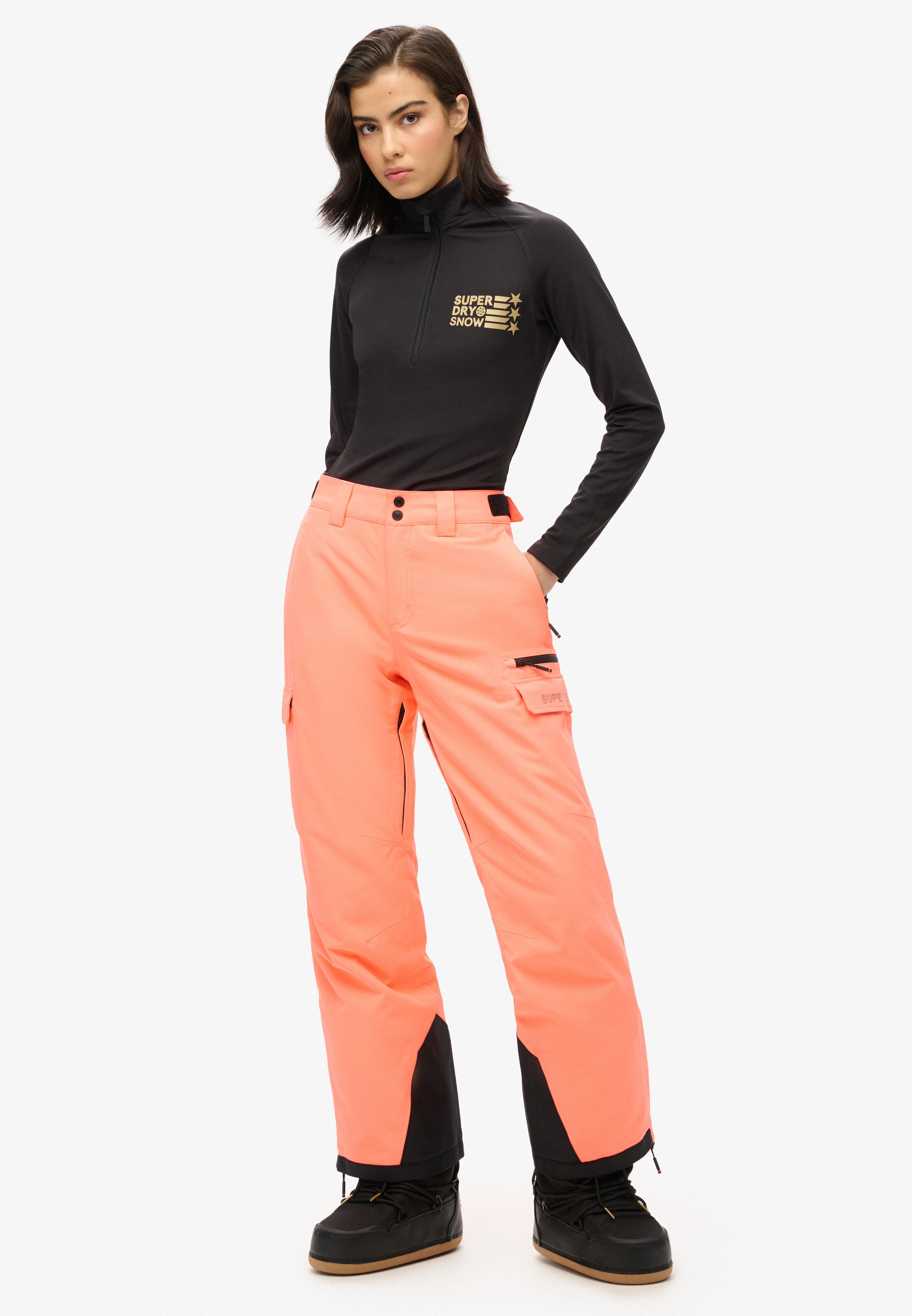 Superdry Regular Hose in Lila