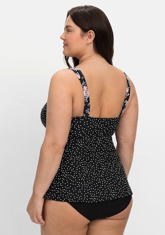 SHEEGO Tankini in Schwarz