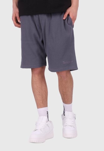 Dropsize - Loosefit Calças em cinzento