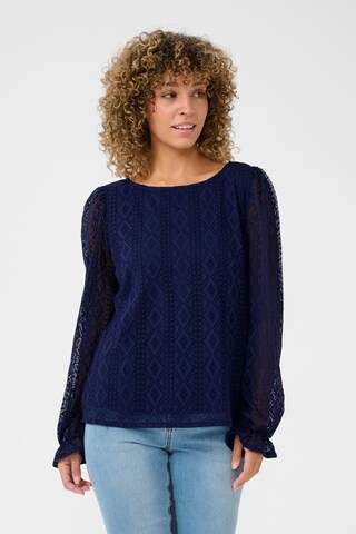Camicia da donna 'CR Valerie' di Cream in blu: frontale