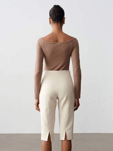 Slimfit Pantaloni con piega frontale di Dilvin in beige