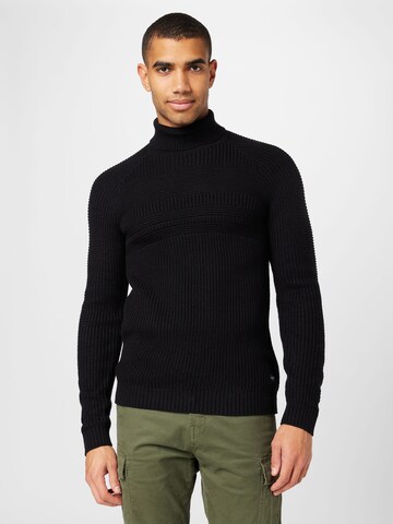 JACK & JONES Sweater 'Power' in Black: front