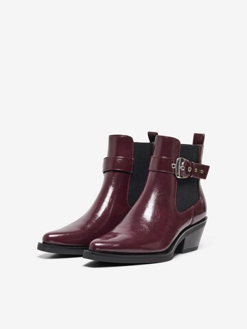 ONLY - Botas Chelsea 'ONLAmie-1' en rojo