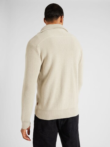 BOSS Knit Cardigan 'Kamaran' in Beige