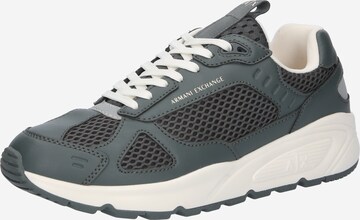 Sneaker low de la ARMANI EXCHANGE pe gri: față