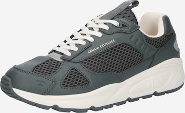 ARMANI EXCHANGE - Zapatillas deportivas bajas en gris: frente
