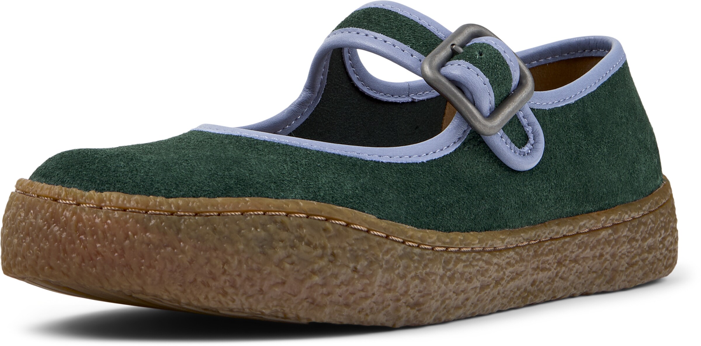 CAMPER - Sabrina com tiras 'Peu Terreno' em verde: frente