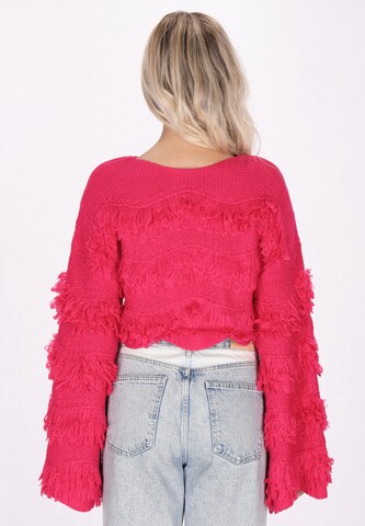 Pull-over IZIA en rose