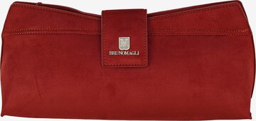 Pochette 'Pochette Sandra Bruno Magli PU Leather Zip' di Bruno Magli in rosso: frontale