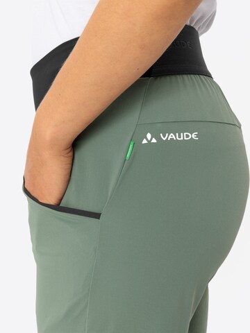 VAUDE Slimfit Outdoorhose 'Scopi' in Grün