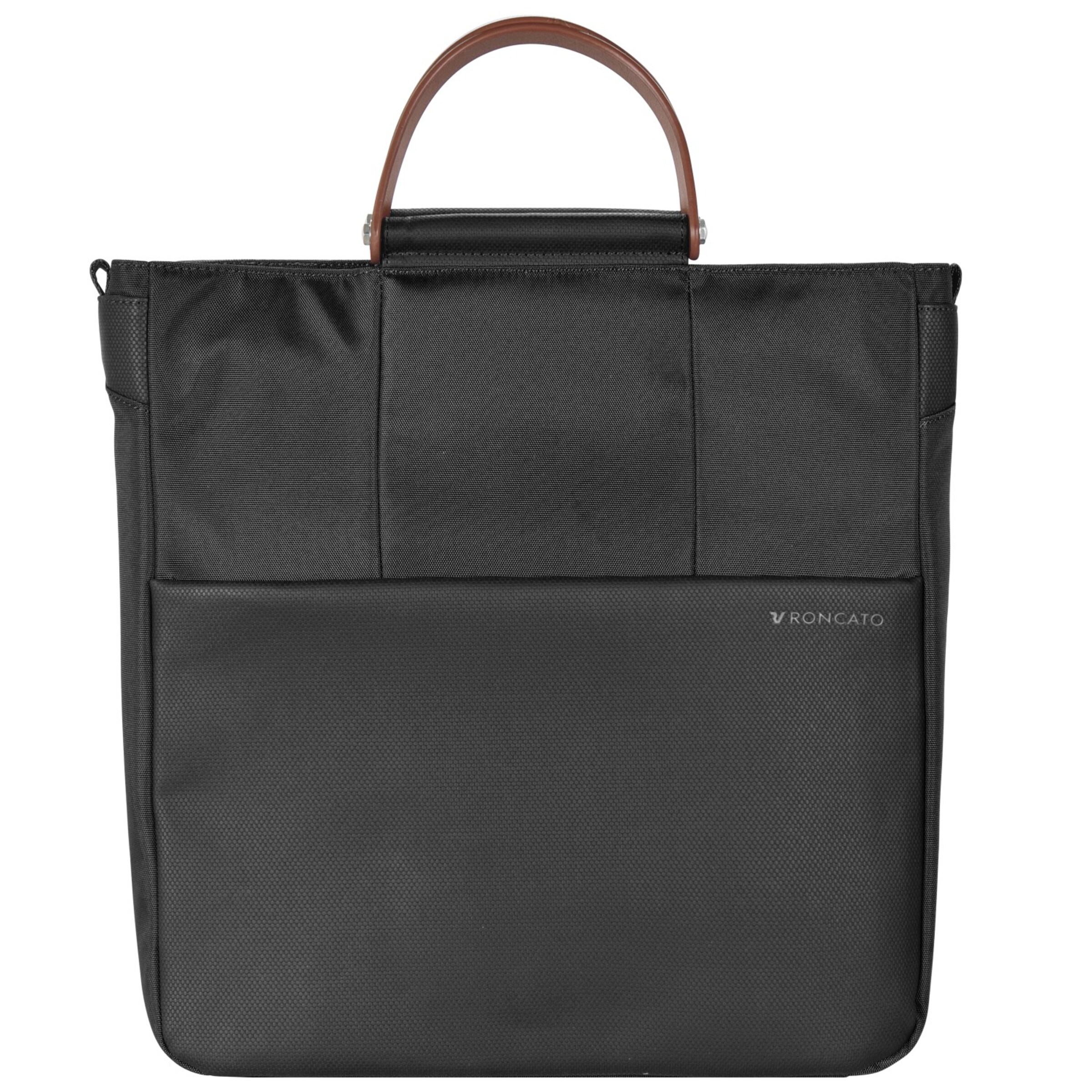 Roncato Shopper in Schwarz: Vorderseite
