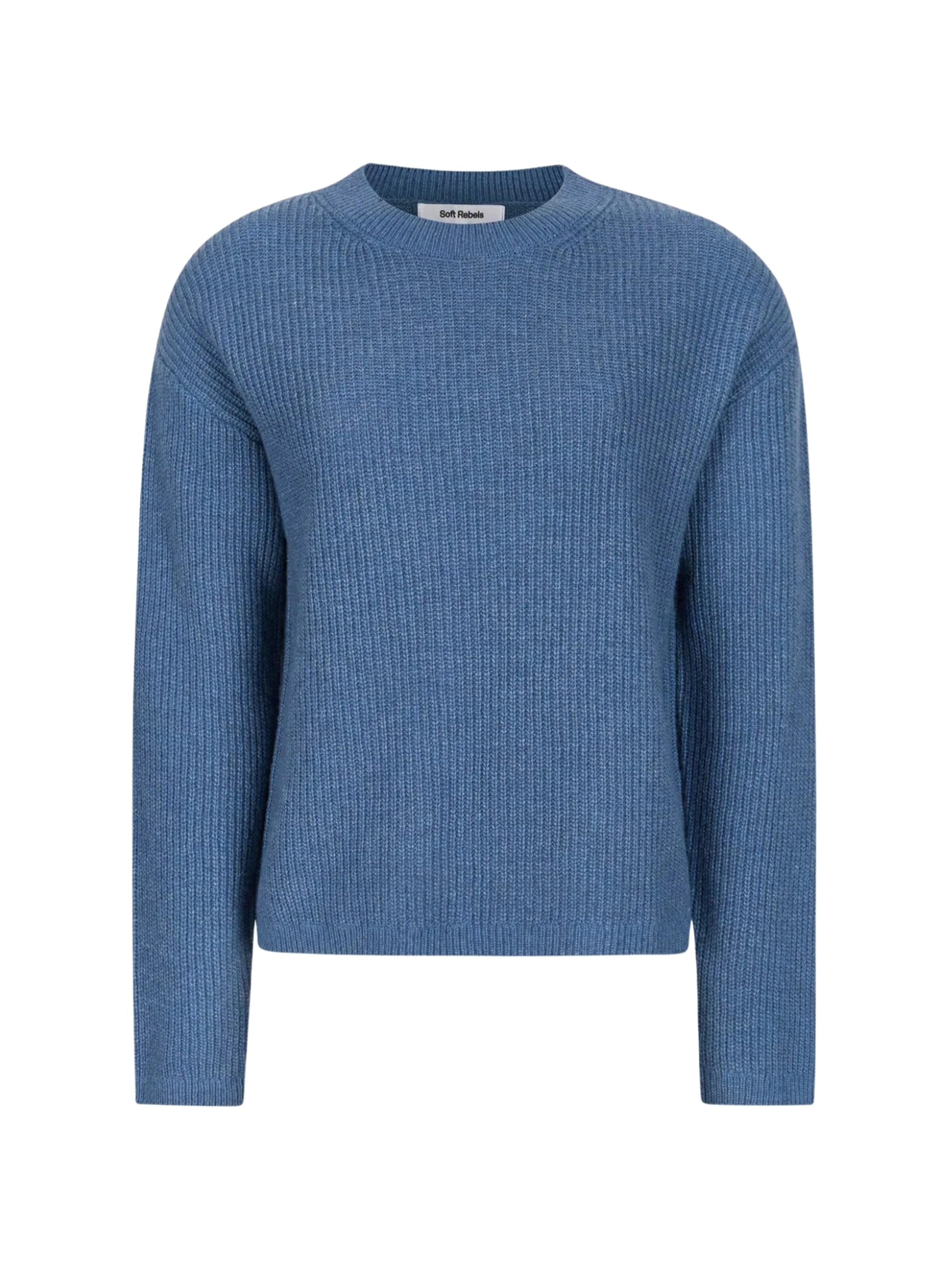 Soft Rebels Sweater 'West' in Blue: front