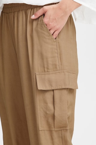 Fransa Tapered Cargo Pants 'krista Pa 1' in Brown