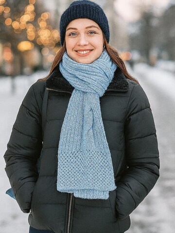 COLLEZIONE ALESSANDRO Scarf 'Warm' in Blue: front
