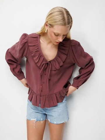 Camicia da donna di MixRay in lilla