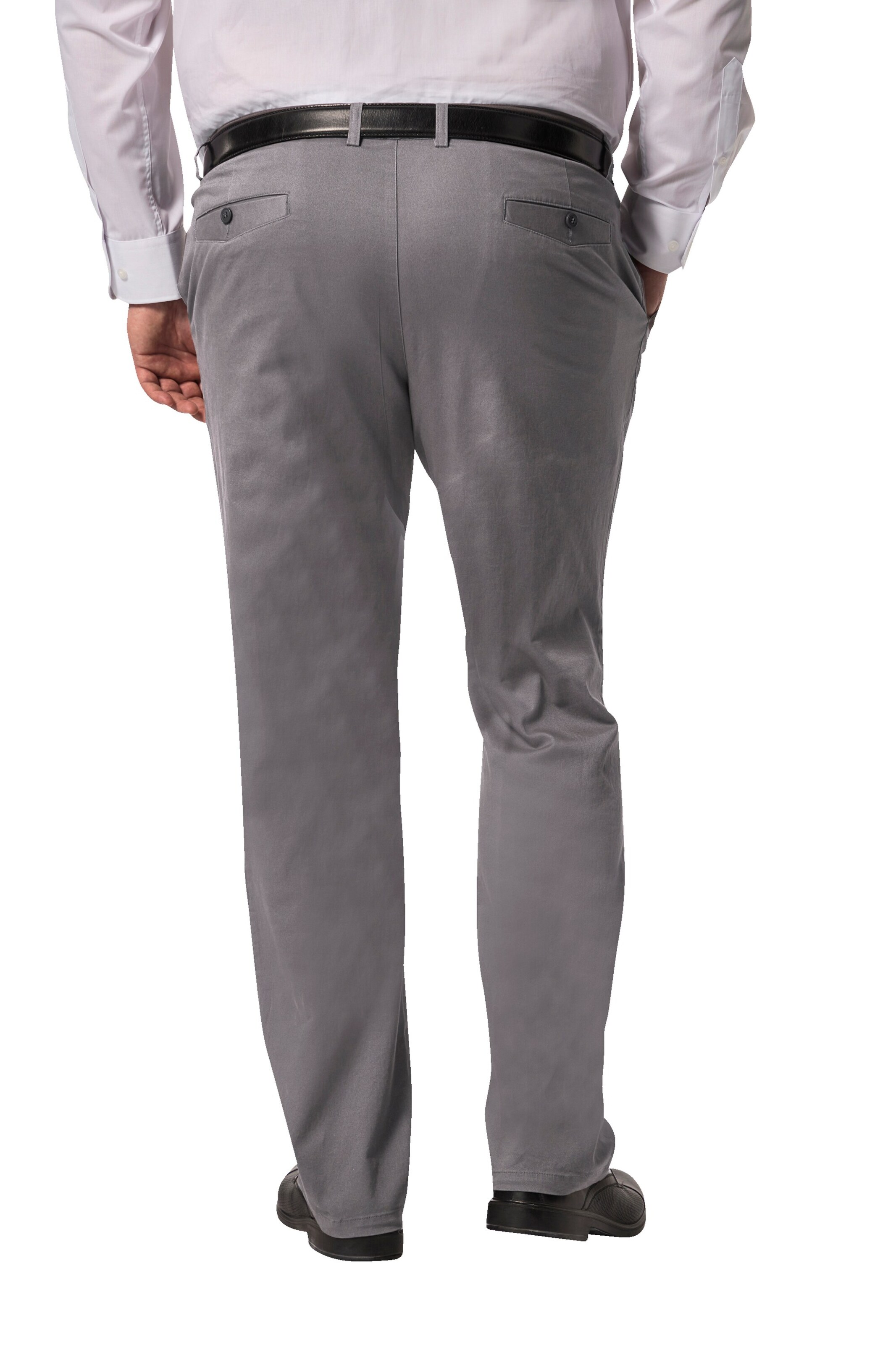 Men Plus Regular Chino in Grijs