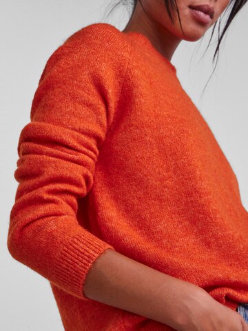 PIECES Pullover i orange