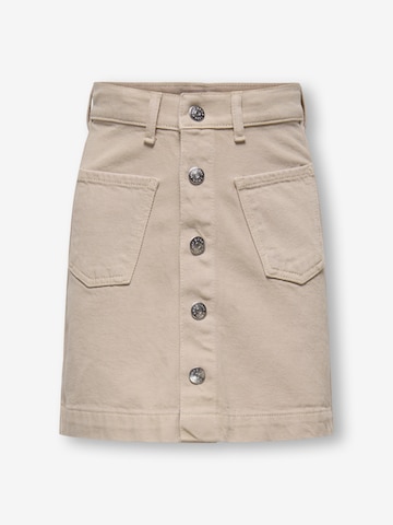 ONLY GIRLS Kjol 'KOGAMAZING' i beige: framsida