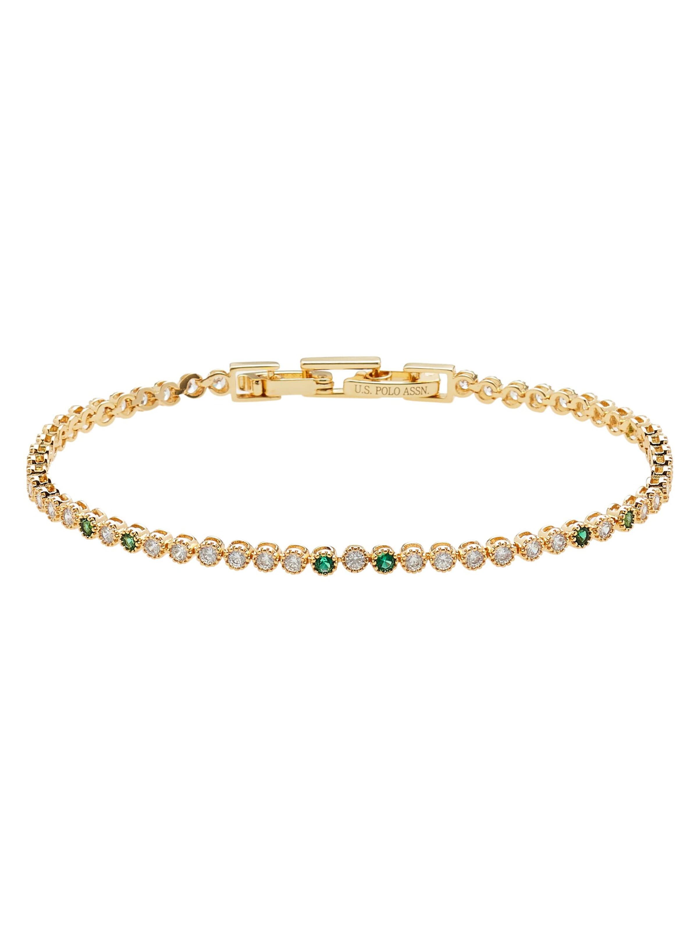 Bracelet 'Cassidy' U.S. POLO ASSN. en jaune : devant