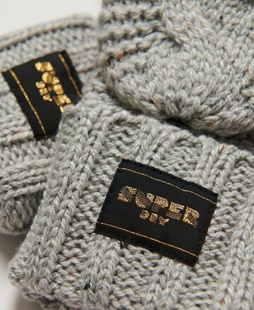 Superdry Full Finger Gloves in Grey