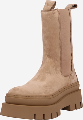 Copenhagen Studios Боти Chelsea в кафяво: отпред