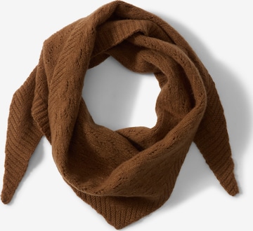 MSCH COPENHAGEN Scarf 'Lowee' in Brown: front