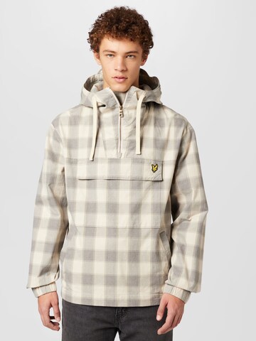 Veste mi-saison Lyle & Scott en gris : devant