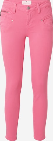 Coupe slim Pantalon 'Alexa' FREEMAN T. PORTER en rose : devant