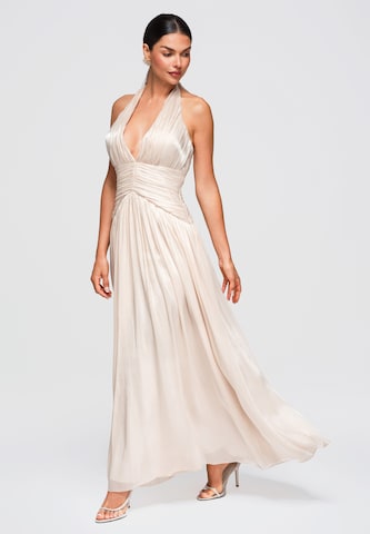 Robe de soirée Ombre en beige