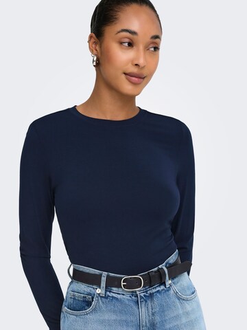 ONLY Shirt 'ONLBamboo' in Blau