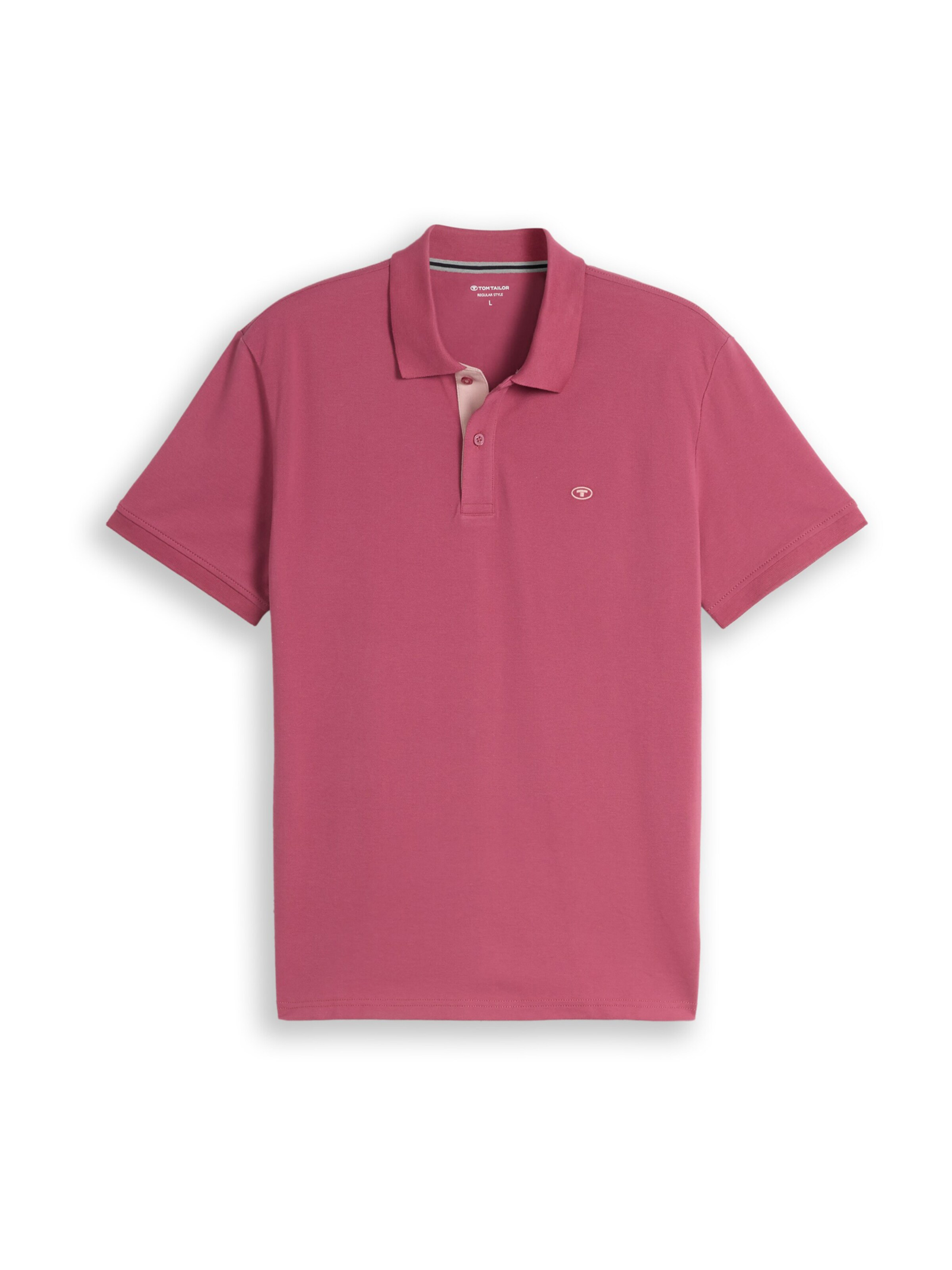 TOM TAILOR Poloshirt in Pink: Vorderseite