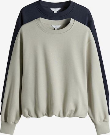 Sweat-shirt The Set en bleu : devant
