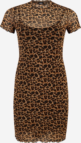 Urban Classics Dress in Brown: front