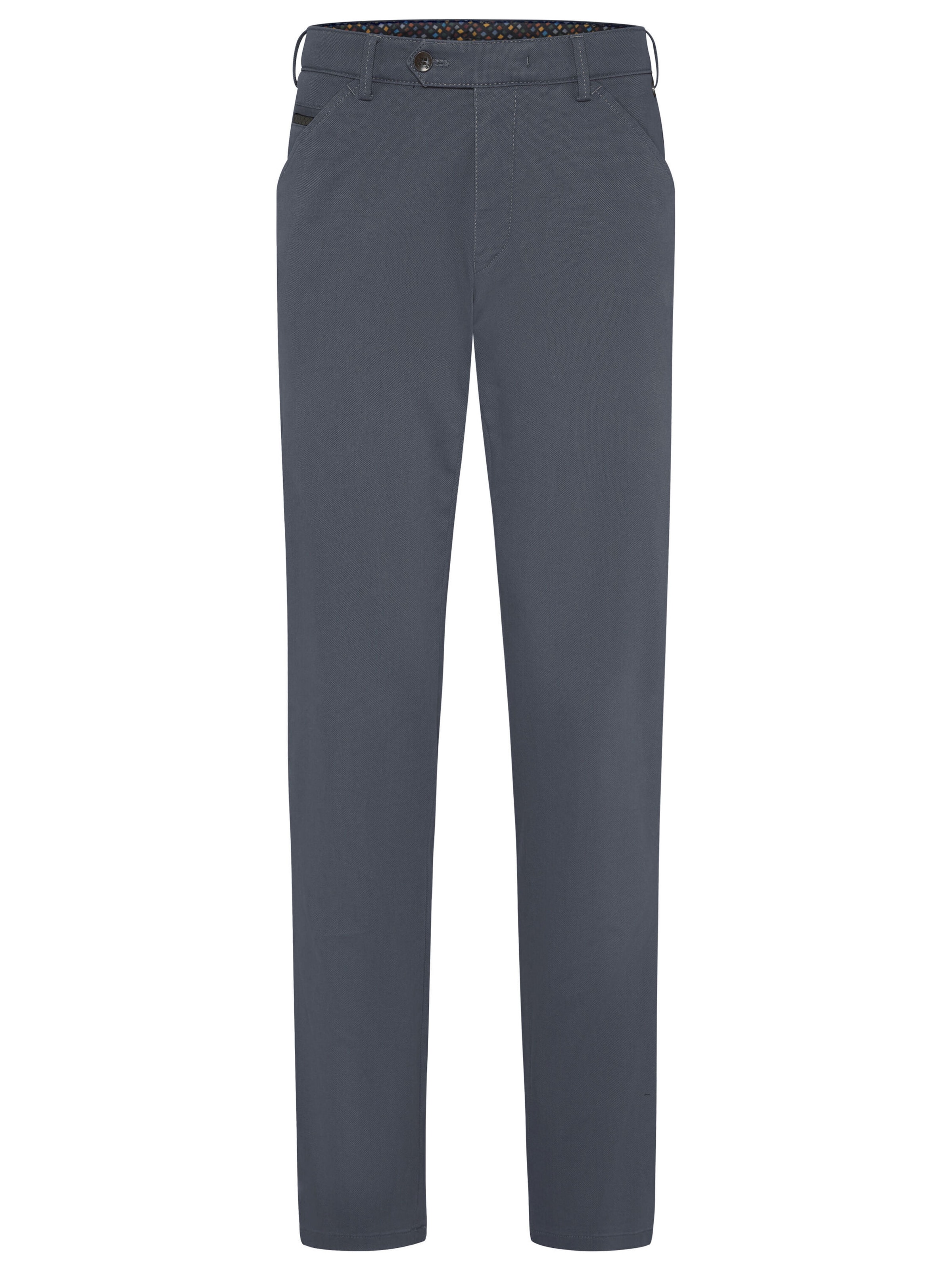 MEYER Chino in Grijs: voorkant