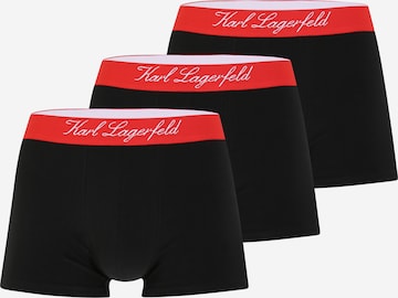 Karl Lagerfeld Boxershorts 'HOTEL' in Zwart: voorkant