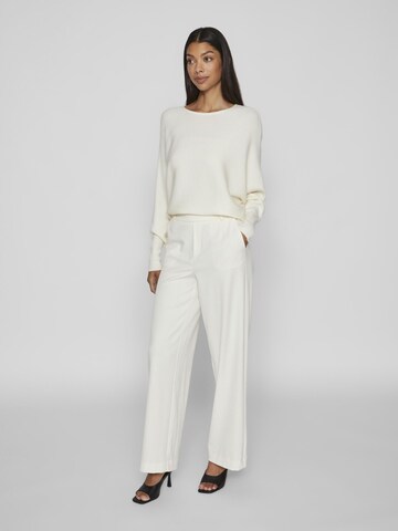 VILA Regular Pants 'Varone' in White