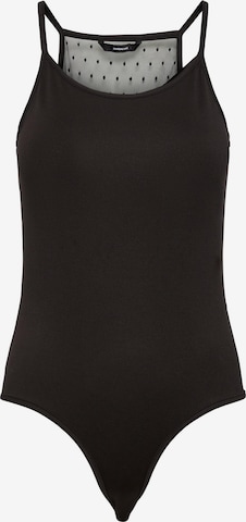 PIECES Bodysuit 'SUZAN' in Black: front