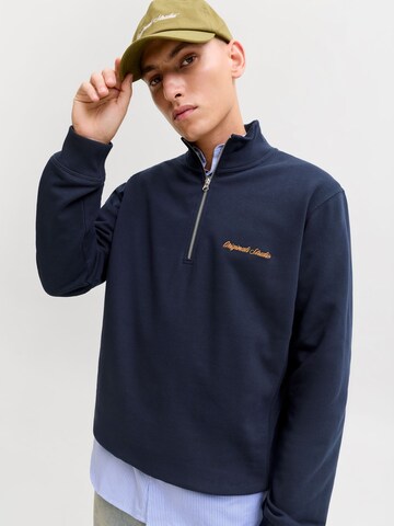 JACK & JONES Sweatshirt 'JORNorrebro' in Blue