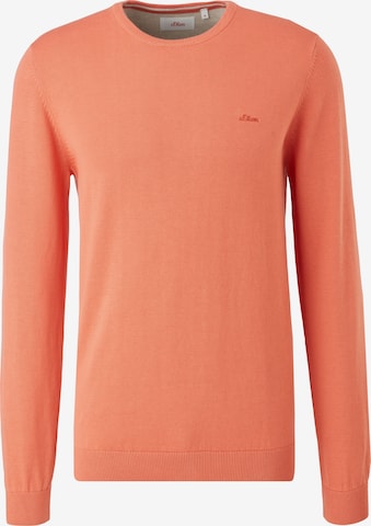 s.Oliver Pullover in Orange: predná strana