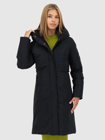 Alife and Kickin Between-seasons coat 'Carsyn' in Black: front