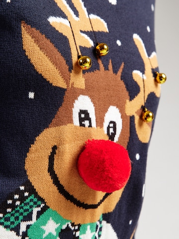 VERO MODA Pullover 'VMFROSTYDEER' in Blau