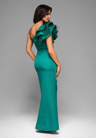 Ombre Avondjurk in Groen