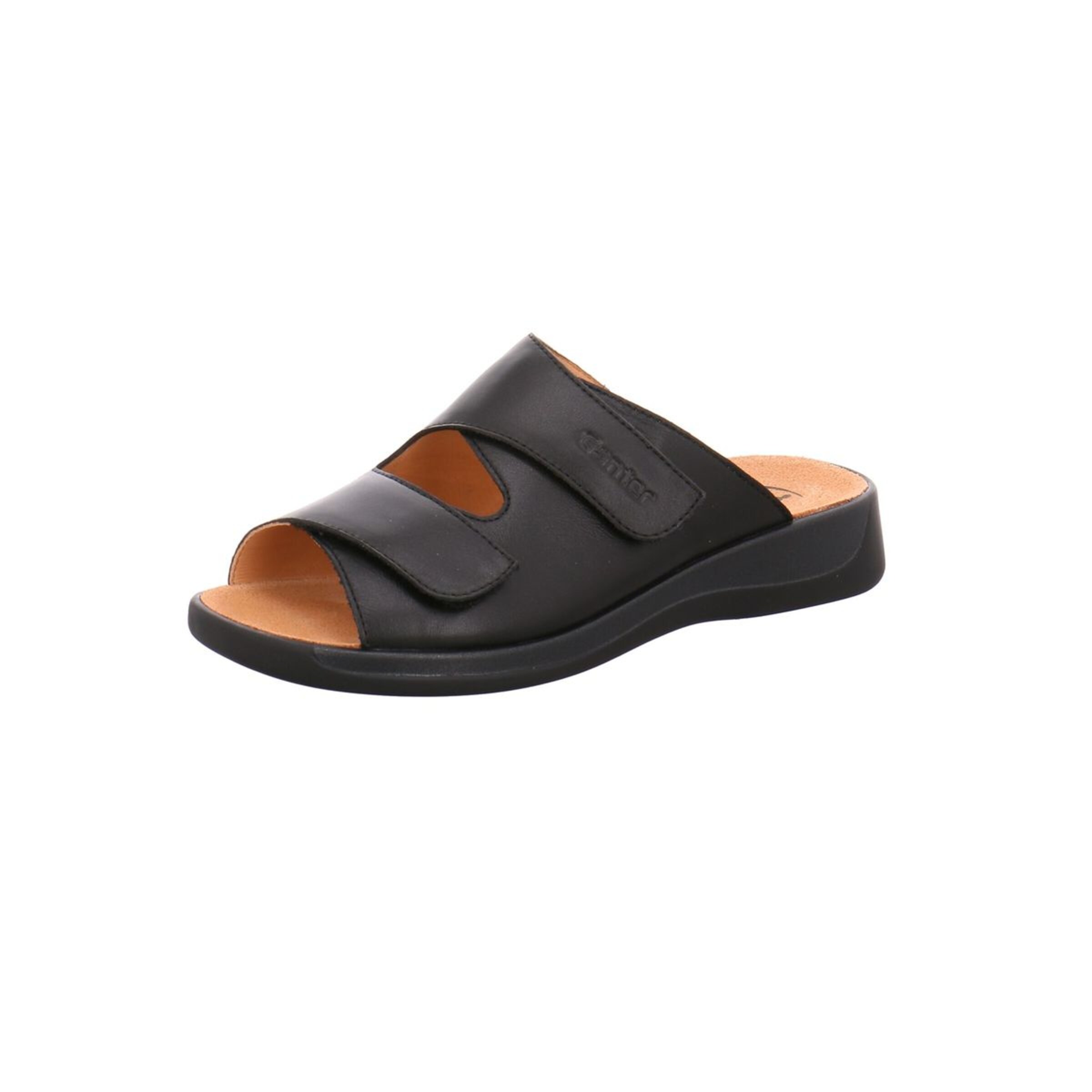 Ganter Mules in Black: front