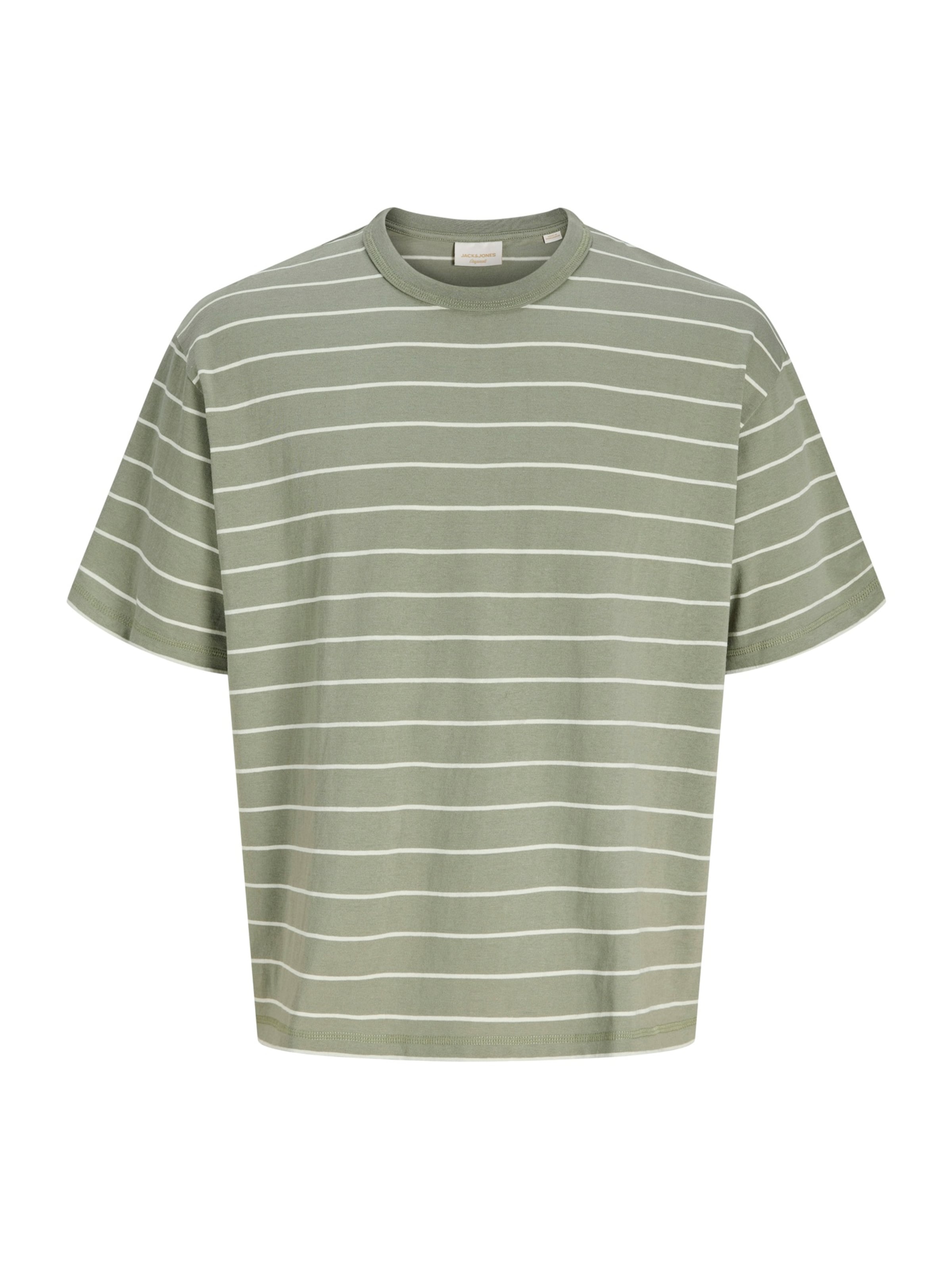 Jack & Jones Plus Μπλουζάκι 'JORSAVONA' σε πράσινο: μπροστά