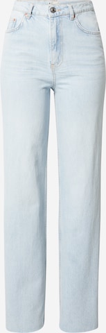 Gina Tricot - Perna larga Calças de ganga 'Idun' em azul: frente