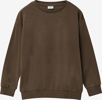 s.Oliver Sweatshirt in Braun: Vorderseite