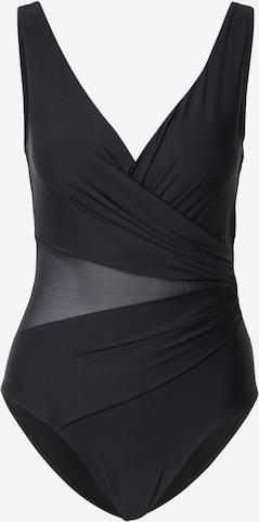 juoda Hunkemöller Trikampė Uždaras maudymosi kostiumėlis 'Luxe': priekis